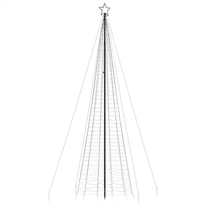 Albero di Natale a LED con Punte 1534 LED Bianco Caldo 500 cm