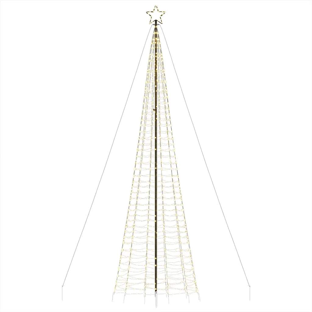 Albero di Natale a LED con Punte 1534 LED Bianco Caldo 500 cm - homemem39