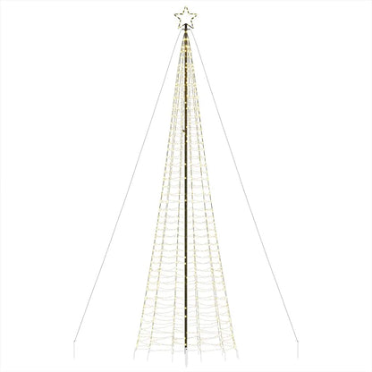 Albero di Natale a LED con Punte 1534 LED Bianco Caldo 500 cm - homemem39