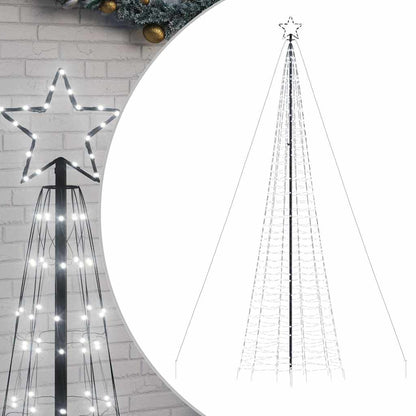 Albero di Natale a LED con Punte 1534 LED Bianco Freddo 500 cm
