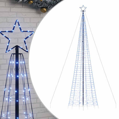 Albero di Natale a LED con Punte 1534 LED Blu 500 cm