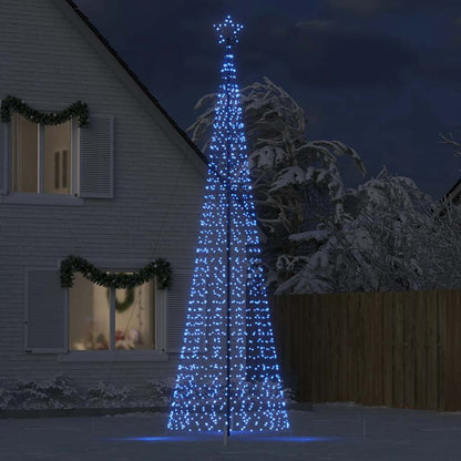 Albero di Natale a LED con Punte 1534 LED Blu 500 cm