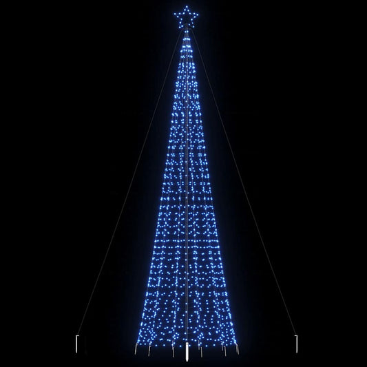 Albero di Natale a LED con Punte 1534 LED Blu 500 cm