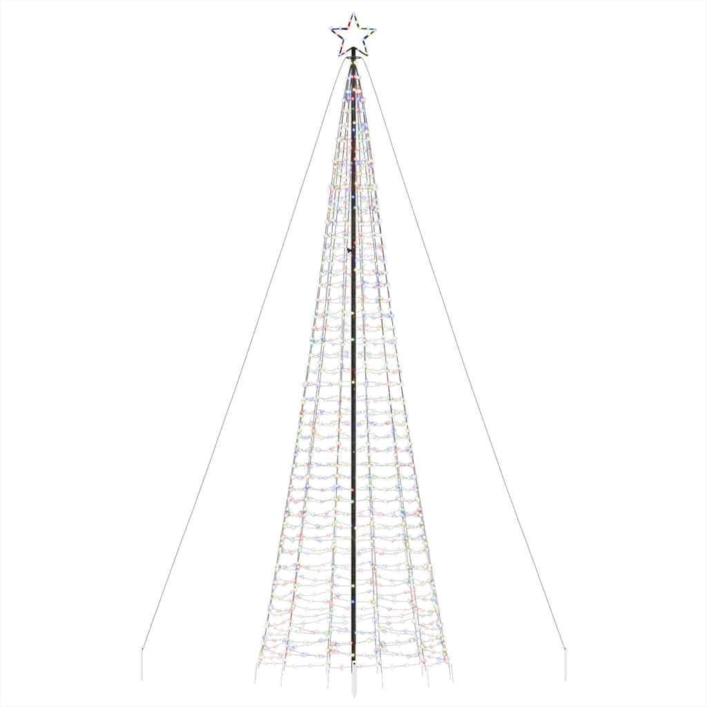 Albero di Natale a LED con Punte 1534 LED Colorato 500 cm