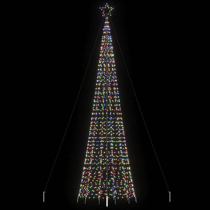 Albero di Natale a LED con Punte 1534 LED Colorato 500 cm
