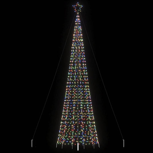 Albero di Natale a LED con Punte 1534 LED Colorato 500 cm