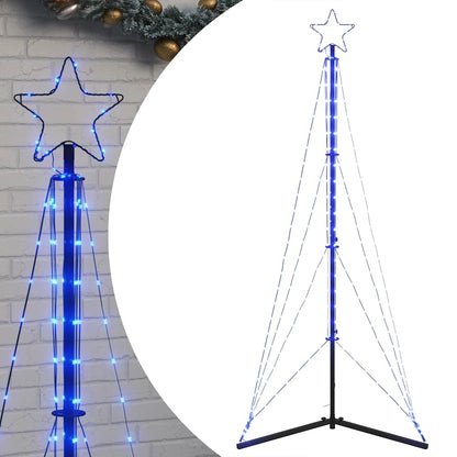 Albero di Natale a LED 363 LED Blu 182 cm