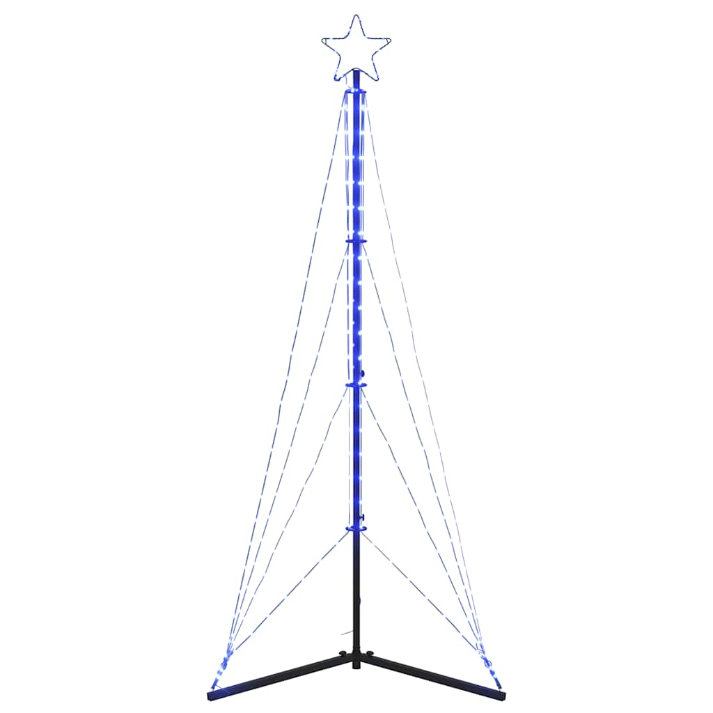 Albero di Natale a LED 363 LED Blu 182 cm