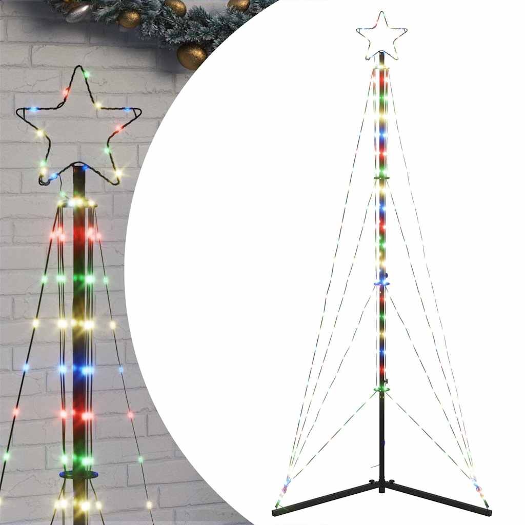 Albero di Natale a LED 363 LED Colorato 182 cm