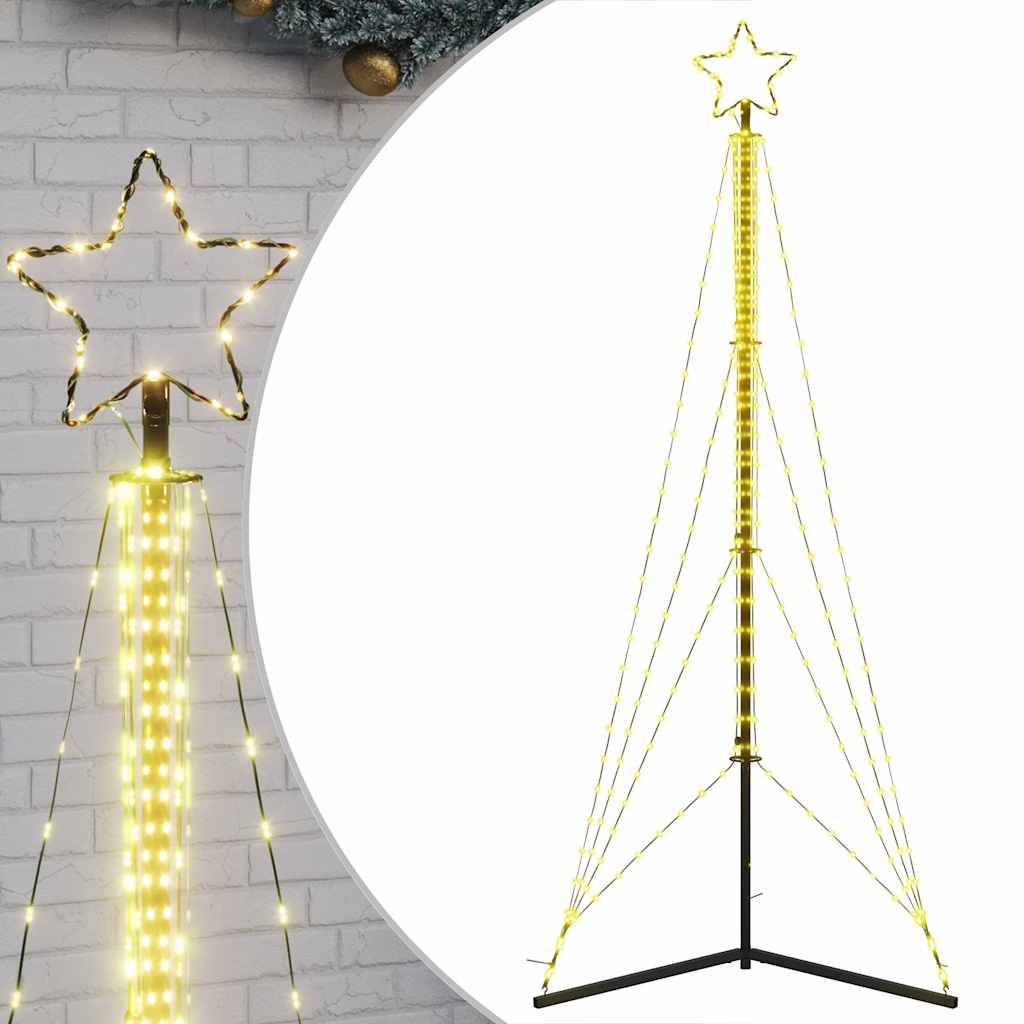 Albero di Natale a LED 483 LED Bianco Caldo 240 cm - homemem39