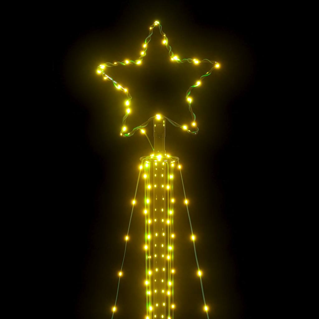 Albero di Natale a LED 483 LED Bianco Caldo 240 cm - homemem39