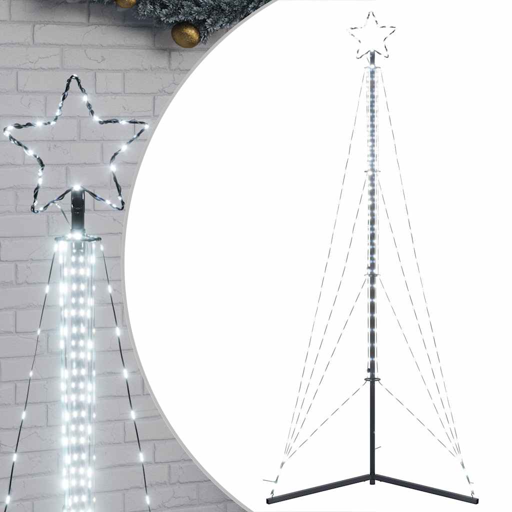 Albero di Natale a LED 483 LED Bianco Freddo 240 cm - homemem39