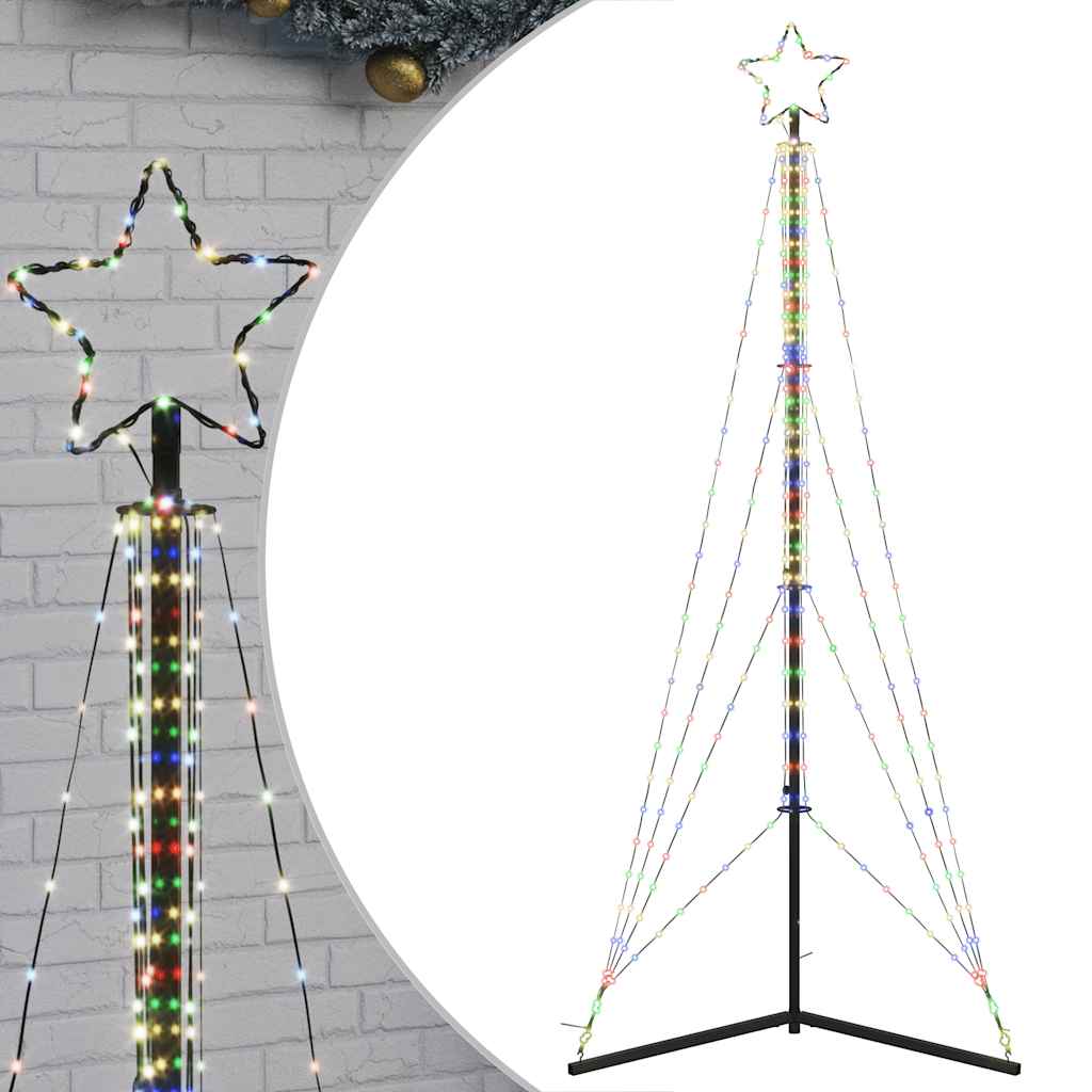 Albero di Natale a LED 483 LED Colorato 240 cm