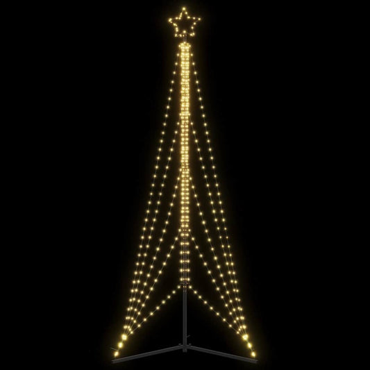 Albero di Natale a LED 525 LED Bianco Caldo 302 cm