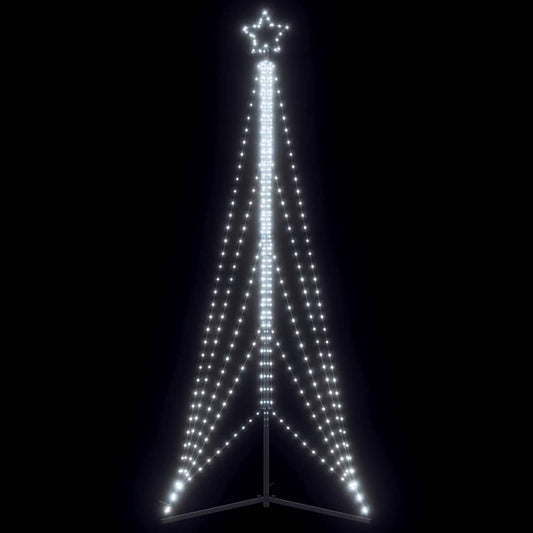 Albero di Natale a LED 525 LED Bianco Freddo 302 cm