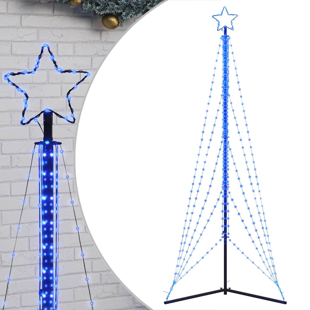 Albero di Natale a LED 525 LED Blu 302 cm