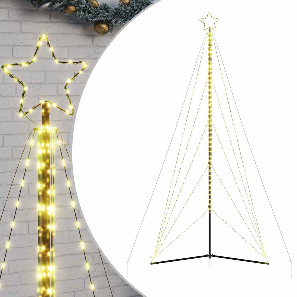 Albero di Natale a LED 615 LED Bianco Caldo 404,5 cm - homemem39