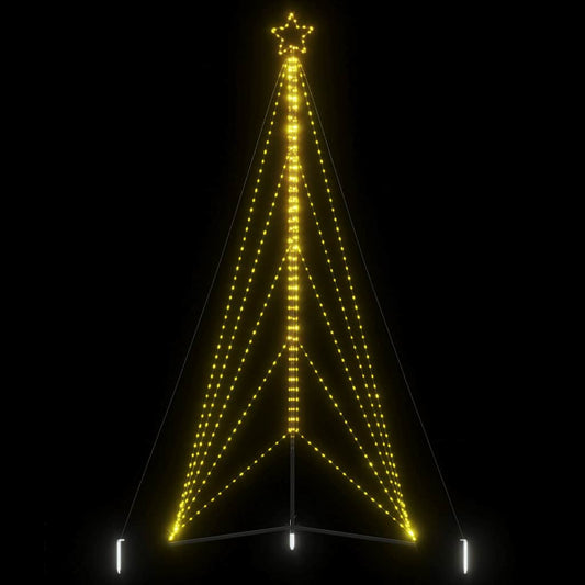 Albero di Natale a LED 615 LED Bianco Caldo 404,5 cm