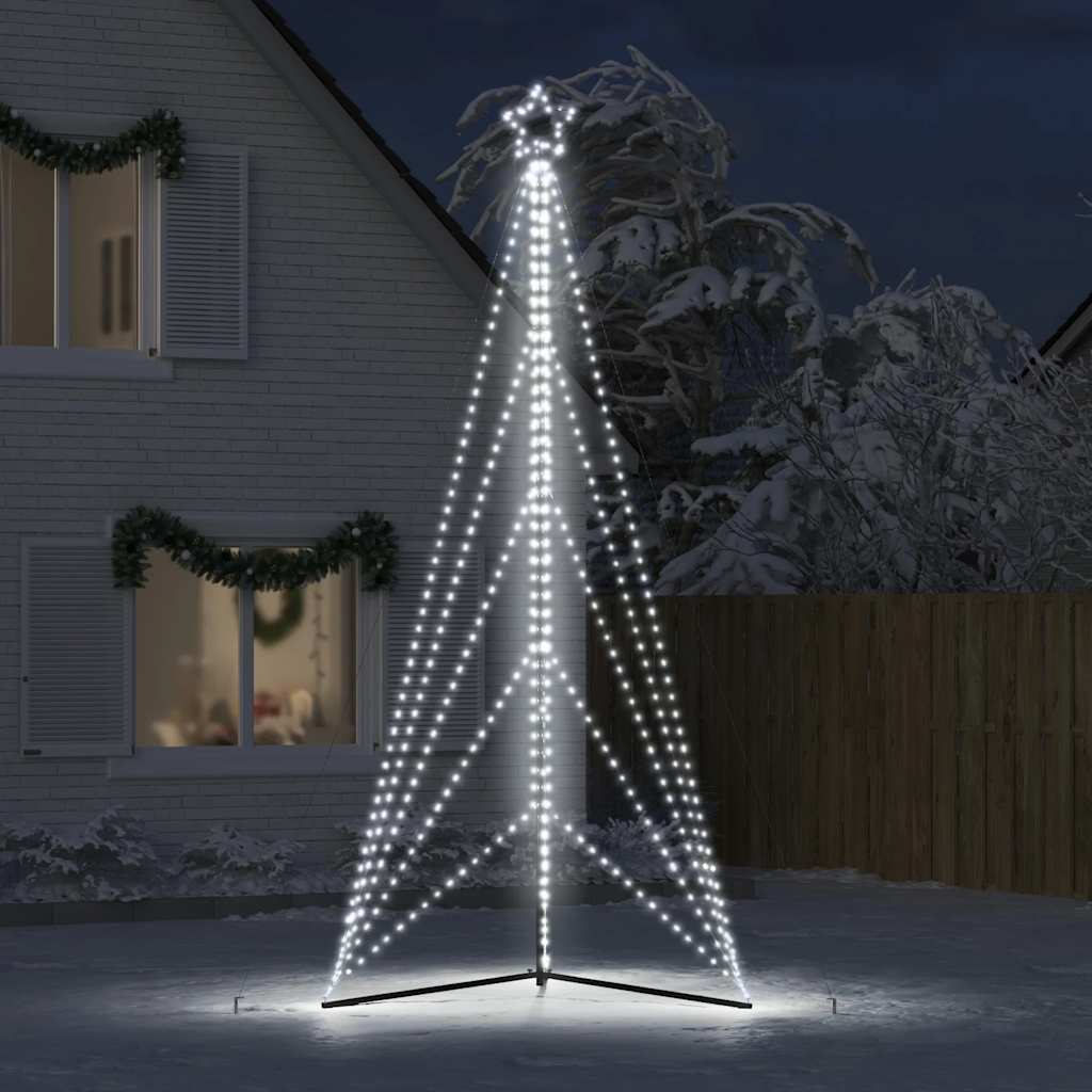 Albero di Natale a LED 615 LED Bianco Freddo 404,5 cm