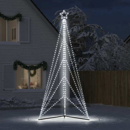 Albero di Natale a LED 615 LED Bianco Freddo 404,5 cm - homemem39
