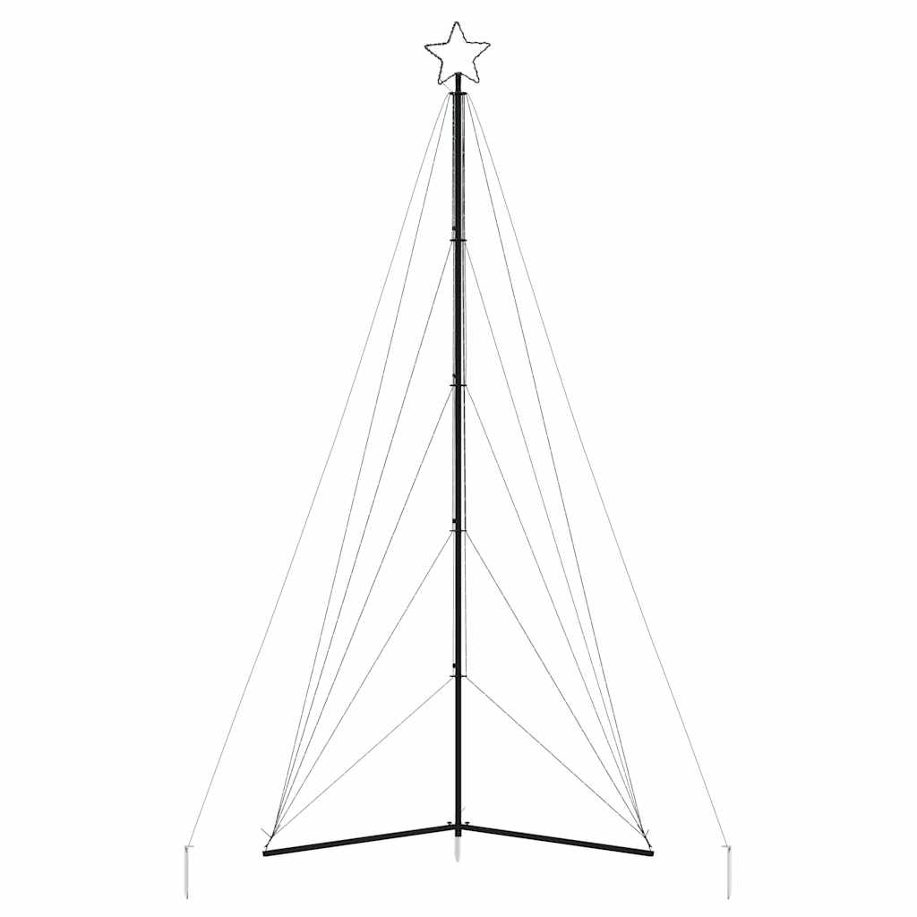 Albero di Natale a LED 615 LED Bianco Freddo 404,5 cm - homemem39