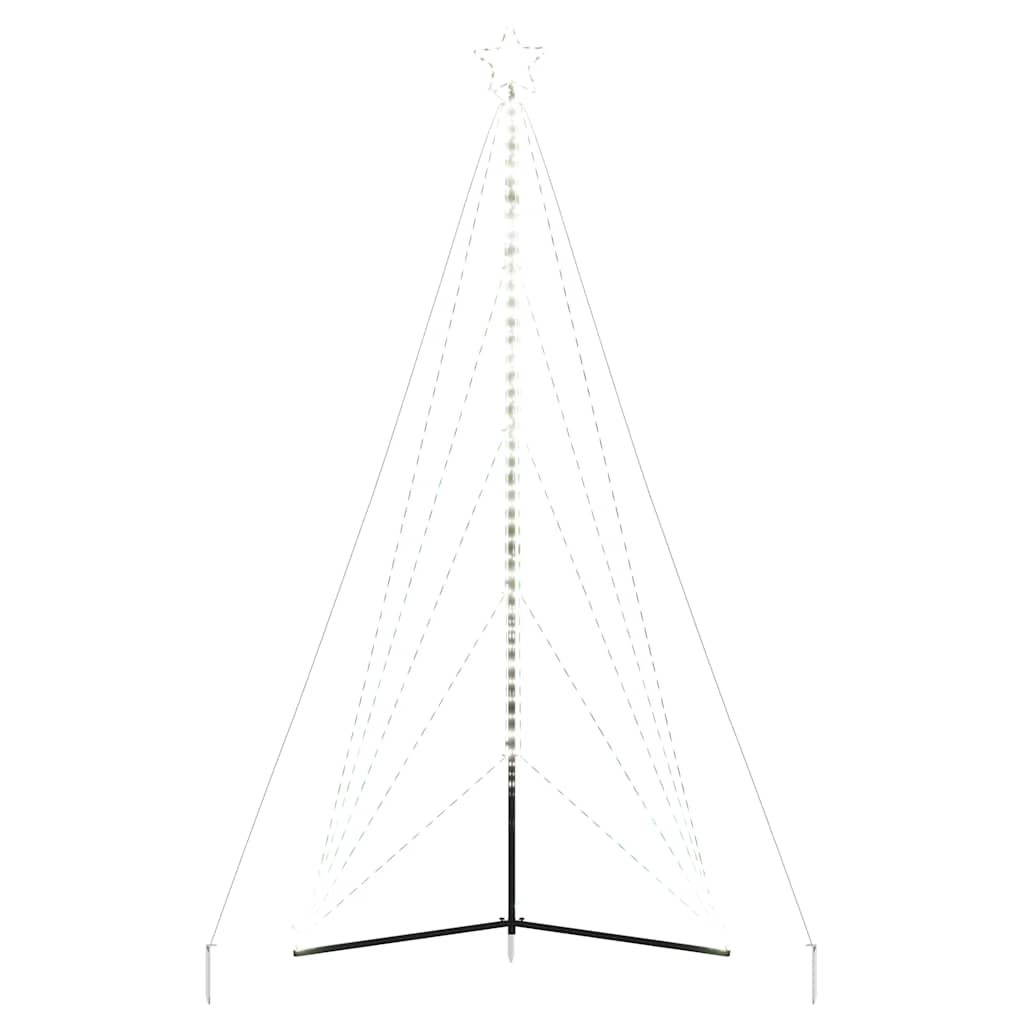 Albero di Natale a LED 615 LED Bianco Freddo 404,5 cm - homemem39