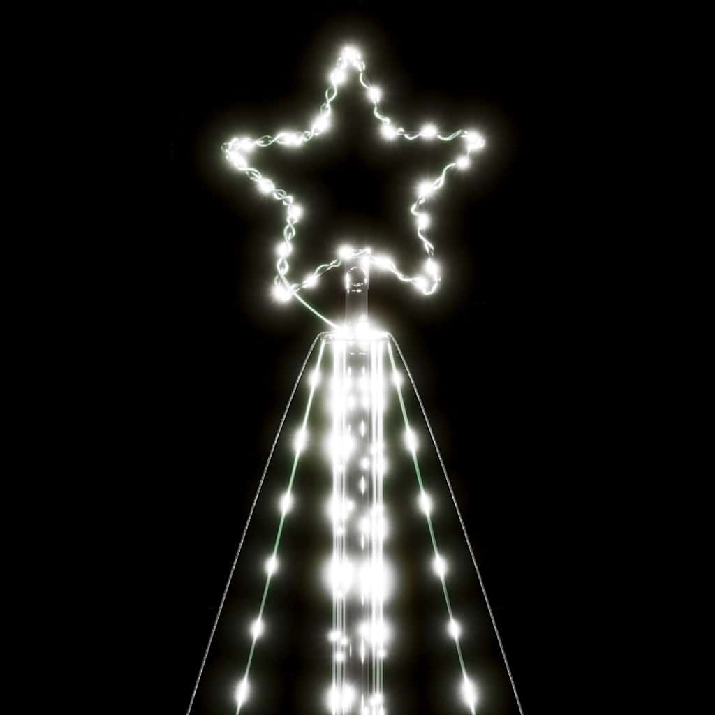 Albero di Natale a LED 615 LED Bianco Freddo 404,5 cm - homemem39