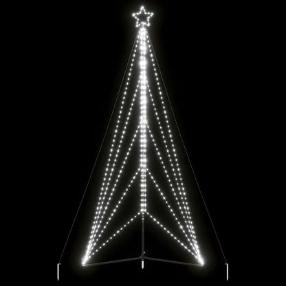 Albero di Natale a LED 615 LED Bianco Freddo 404,5 cm - homemem39