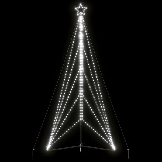 Albero di Natale a LED 615 LED Bianco Freddo 404,5 cm - homemem39