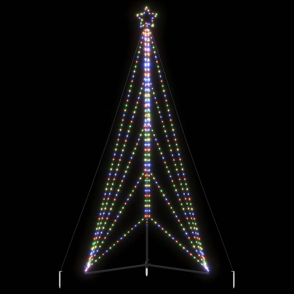 Albero di Natale a LED 615 LED Colorato 404,5 cm