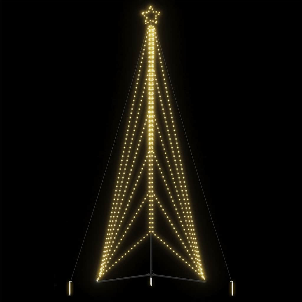 Albero di Natale a LED 861 LED Bianco Caldo 478 cm