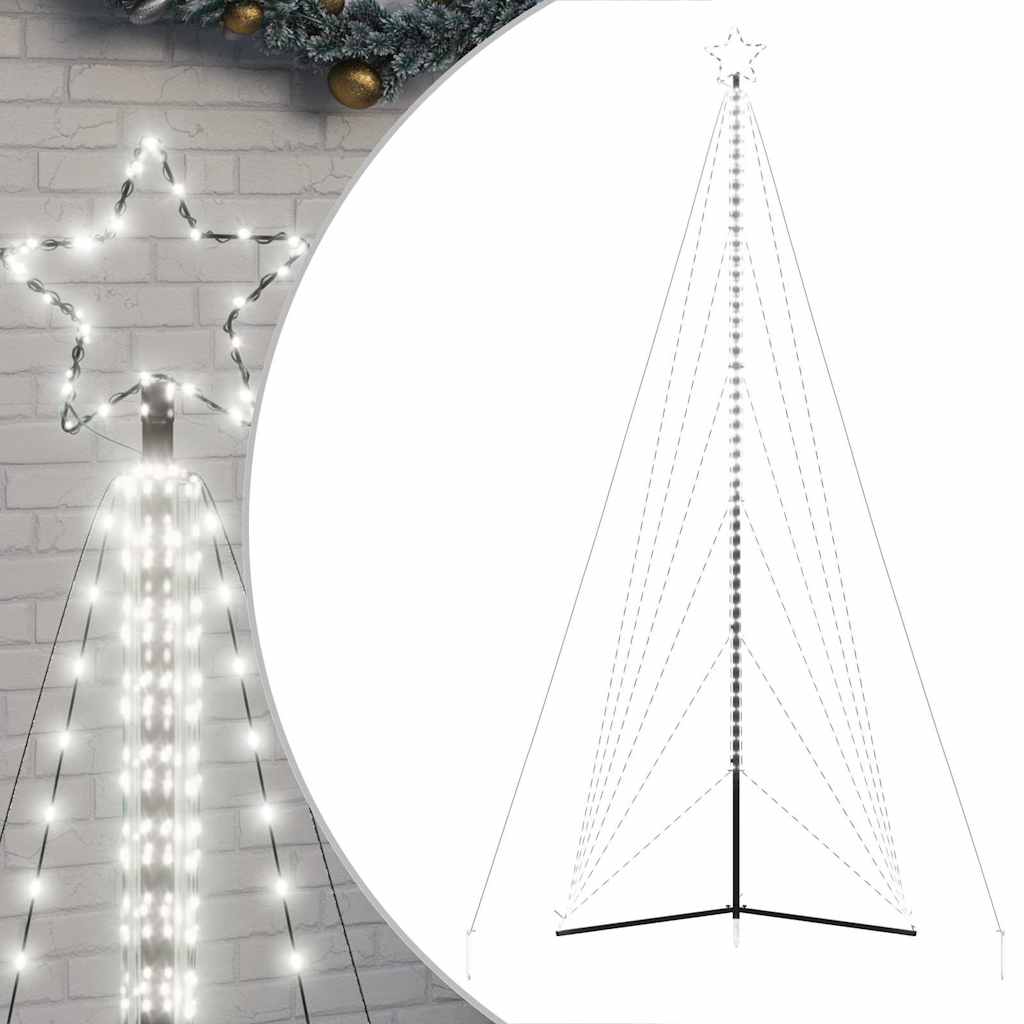 Albero di Natale a LED 861 LED Bianco Freddo 478 cm