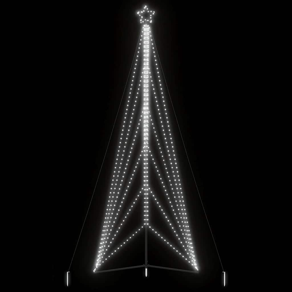 Albero di Natale a LED 861 LED Bianco Freddo 478 cm - homemem39