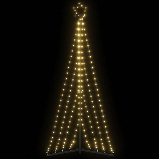 Albero di Natale a LED 339 LED Bianco Caldo 187 cm