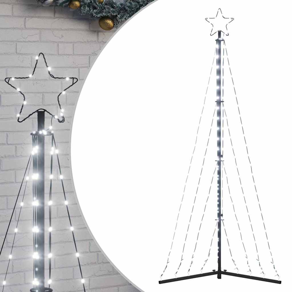 Albero di Natale a LED 339 LED Bianco Freddo 187 cm - homemem39