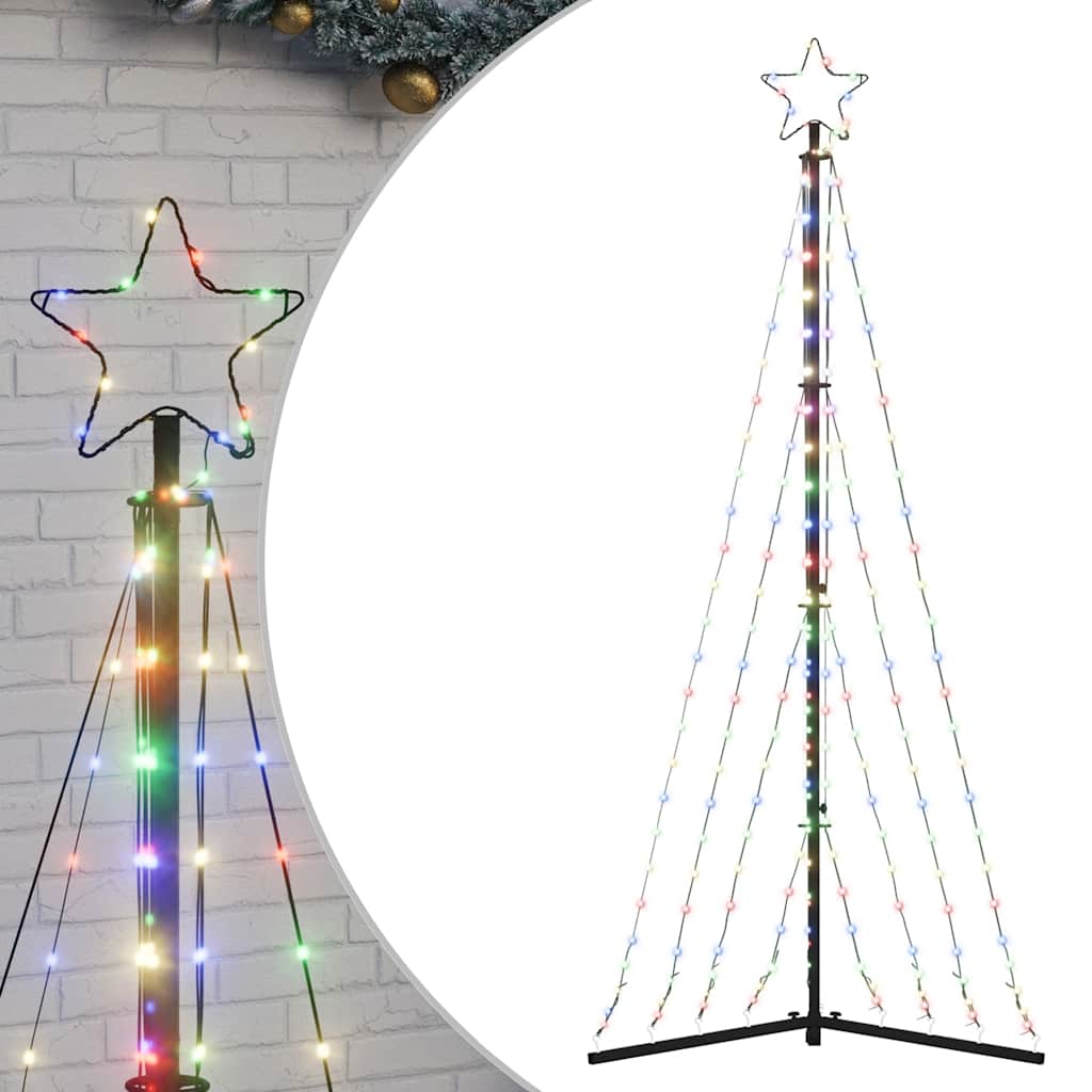 Albero di Natale a LED 339 LED Colorato 187 cm