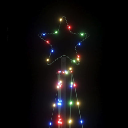 Albero di Natale a LED 339 LED Colorato 187 cm