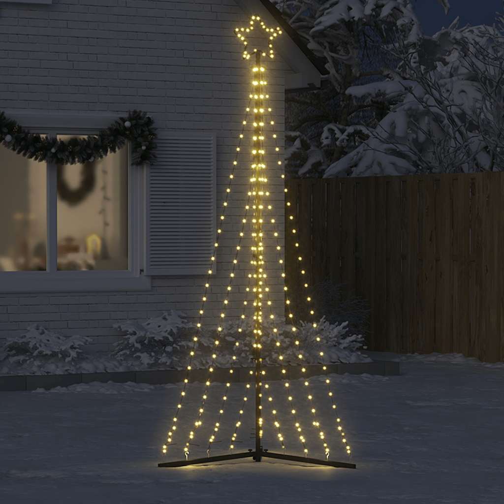 Albero di Natale a LED 447 LED Bianco Caldo 249 cm - homemem39