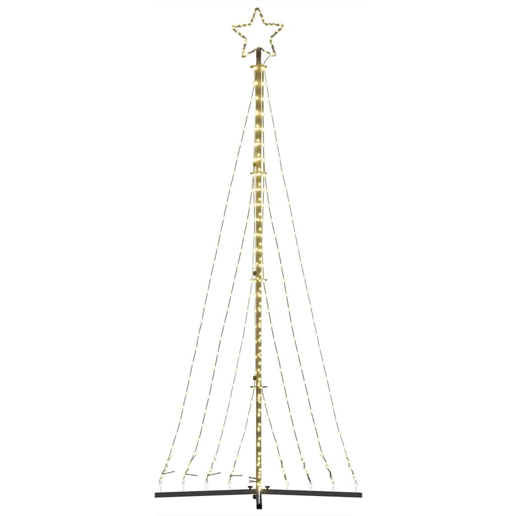 Albero di Natale a LED 447 LED Bianco Caldo 249 cm - homemem39