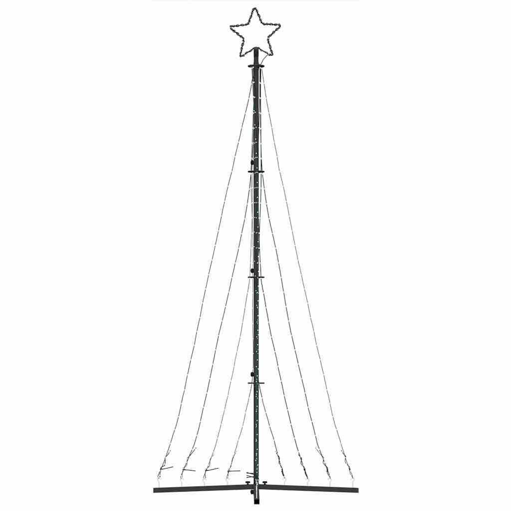 Albero di Natale a LED 447 LED Bianco Freddo 249 cm