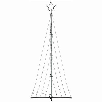 Albero di Natale a LED 447 LED Bianco Freddo 249 cm