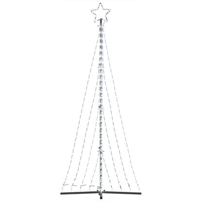 Albero di Natale a LED 447 LED Bianco Freddo 249 cm