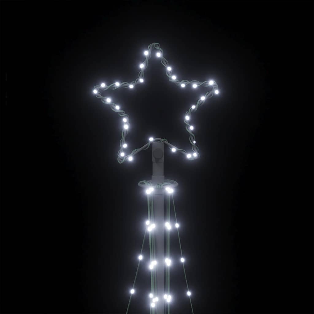 Albero di Natale a LED 447 LED Bianco Freddo 249 cm