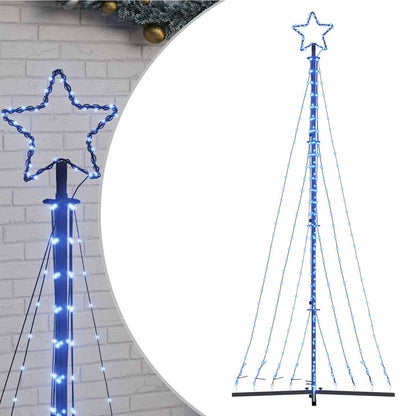 Albero di Natale a LED 447 LED Blu 249 cm