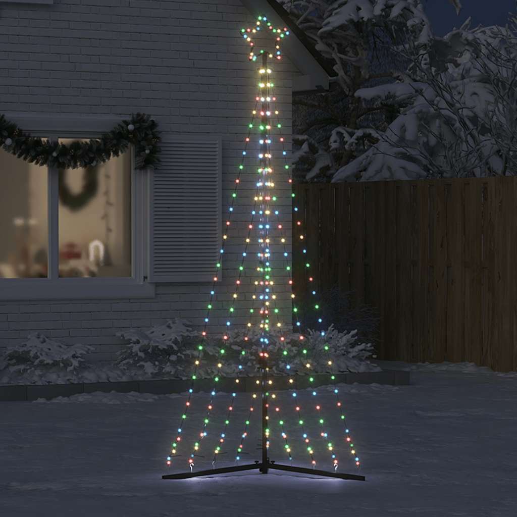 Albero di Natale a LED 447 LED Colorato 249 cm - homemem39