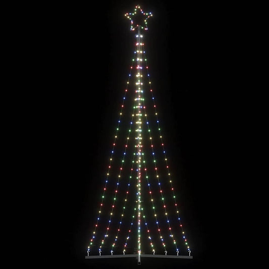 Albero di Natale a LED 447 LED Colorato 249 cm - homemem39