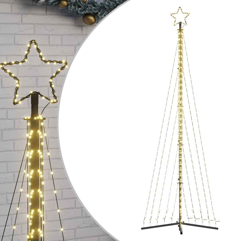 Albero di Natale a LED 495 LED Bianco Caldo 300,5 cm