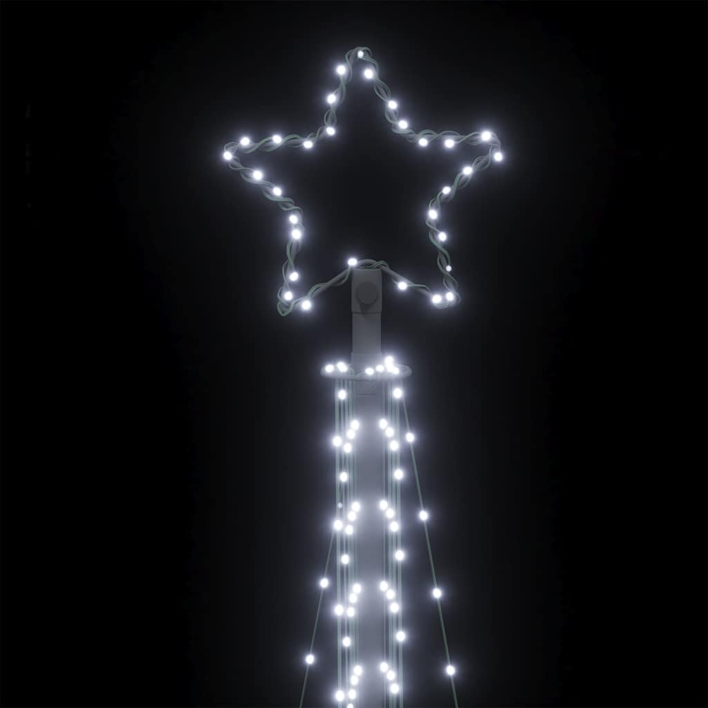 Albero di Natale a LED 495 LED Bianco Freddo 300,5 cm