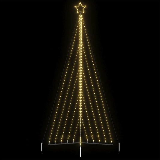 Albero di Natale a LED 570 LED Bianco Caldo 399 cm - homemem39