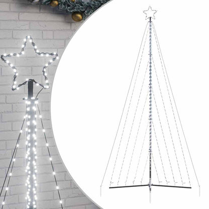Albero di Natale a LED 570 LED Bianco Freddo 399 cm - homemem39